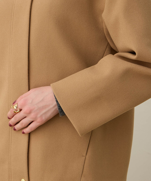 セール】ノーカラーショートコート（その他アウター）｜LE SOUK