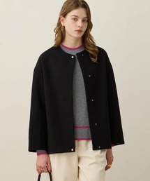 LE SOUK HOLIDAY（ルスークホリデー）の「ノーカラーショートコート（その他アウター）」