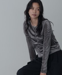 GALLEST | 【一部店舗限定】シアーベロアシャーリングカットソー(Tシャツ/カットソー)