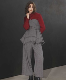 NOELA | ツイードワイドパンツ(その他パンツ)