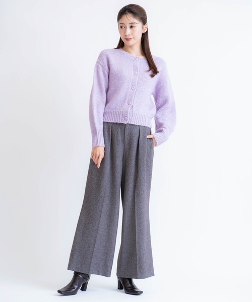 NOELA（ノエラ）の「ツイードワイドパンツ（その他パンツ・レディース・ブラック/ブラウン・S/M）」の14枚目の写真