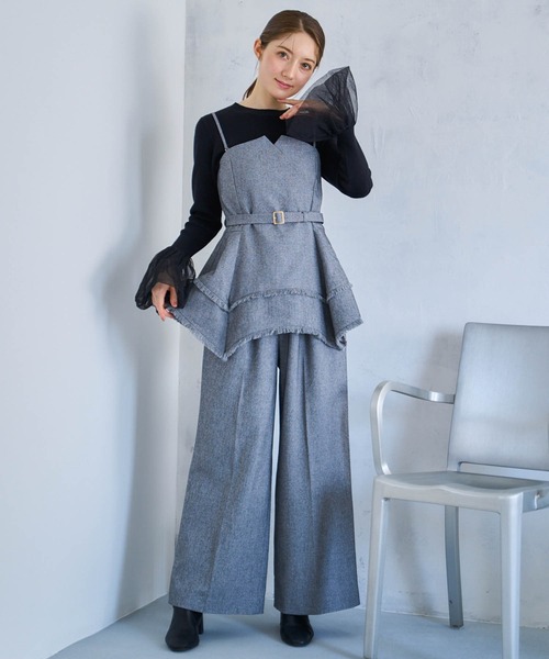 NOELA（ノエラ）の「ツイードワイドパンツ（その他パンツ・レディース・ブラック/ブラウン・S/M）」の19枚目の写真