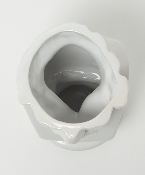 MONKEY TIME（モンキータイム）の「＜emeth＞ソクラテス フラワー ベース（瀬戸焼）（フラワーベース・メンズ・ホワイト・FREE）」の7枚目の写真