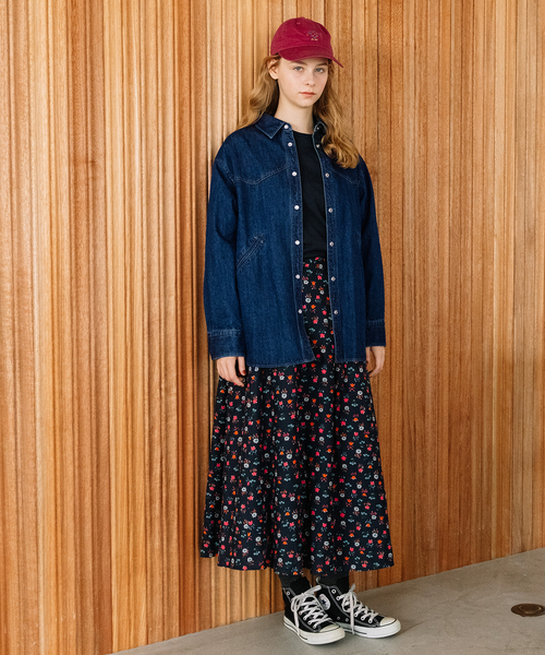 セール】ウエスタンヨークデニムシャツ（シャツ/ブラウス）｜POU DOU