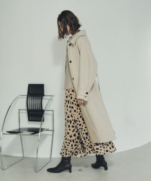 YECCA VECCA(イェッカヴェッカ)の「アニマル柄プリントマーメイドスカート(スカート・レディース・ベージュ/ブラウン・FREE)」の15枚目の写真