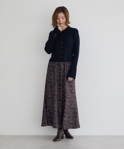 YECCA VECCA(イェッカヴェッカ)の「アニマル柄プリントマーメイドスカート(スカート・レディース・ベージュ/ブラウン・FREE)」の17枚目の写真