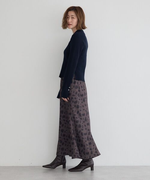 YECCA VECCA(イェッカヴェッカ)の「アニマル柄プリントマーメイドスカート(スカート・レディース・ベージュ/ブラウン・FREE)」の19枚目の写真