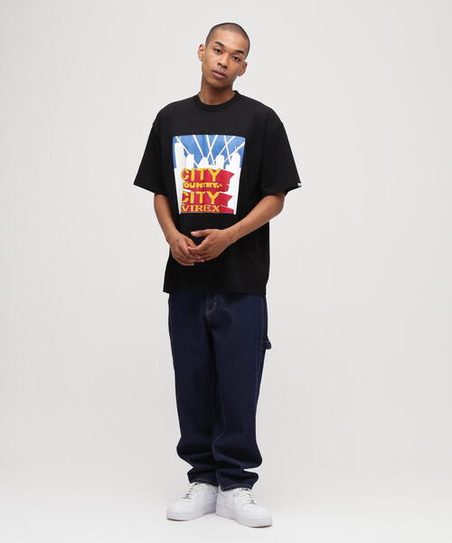 CITY COUNTRY CITY(シティーカントリーシティー)の「《AVIREX × CITY COUNTRY CITY》SIGNATURE T-SHIRT / シグネチャー ティーシャツ / アヴィレックス / シティーカントリーシティー(Tシャツ/カットソー・メンズ・ホワイト/ブラック・SMALL/MEDIUM/LARGE/X-LARGE)」の9枚目の写真