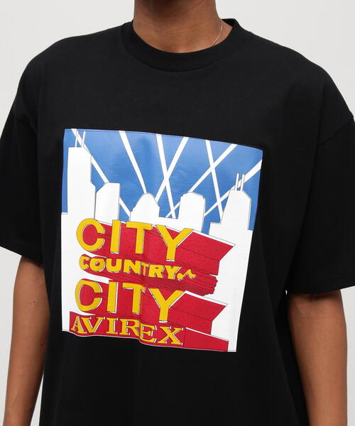 CITY COUNTRY CITY(シティーカントリーシティー)の「《AVIREX × CITY COUNTRY CITY》SIGNATURE T-SHIRT / シグネチャー ティーシャツ / アヴィレックス / シティーカントリーシティー(Tシャツ/カットソー・メンズ・ホワイト/ブラック・SMALL/MEDIUM/LARGE/X-LARGE)」の15枚目の写真