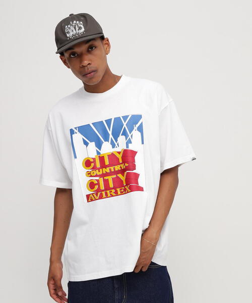 CITY COUNTRY CITY(シティーカントリーシティー)の「《AVIREX × CITY COUNTRY CITY》SIGNATURE T-SHIRT / シグネチャー ティーシャツ / アヴィレックス / シティーカントリーシティー(Tシャツ/カットソー・メンズ・ホワイト/ブラック・SMALL/MEDIUM/LARGE/X-LARGE)」の21枚目の写真