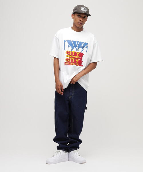 CITY COUNTRY CITY(シティーカントリーシティー)の「《AVIREX × CITY COUNTRY CITY》SIGNATURE T-SHIRT / シグネチャー ティーシャツ / アヴィレックス / シティーカントリーシティー(Tシャツ/カットソー・メンズ・ホワイト/ブラック・SMALL/MEDIUM/LARGE/X-LARGE)」の22枚目の写真