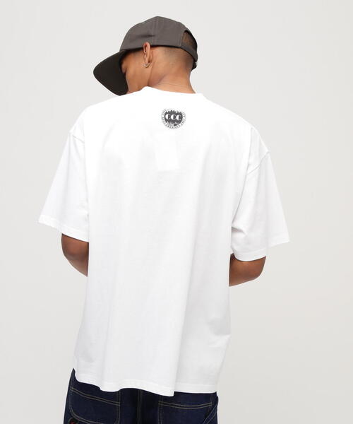 CITY COUNTRY CITY(シティーカントリーシティー)の「《AVIREX × CITY COUNTRY CITY》SIGNATURE T-SHIRT / シグネチャー ティーシャツ / アヴィレックス / シティーカントリーシティー(Tシャツ/カットソー・メンズ・ホワイト/ブラック・SMALL/MEDIUM/LARGE/X-LARGE)」の4枚目の写真