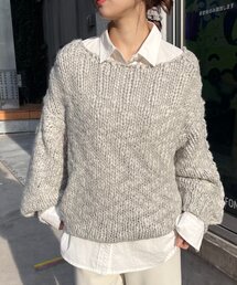SHENERY | テクスチャーオーバーニット(ニット/セーター)