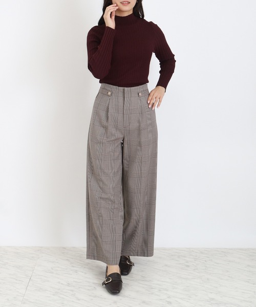 TRUDEA(トルディア)の「ランダムリブニット(ニット/セーター・レディース・ブラウン/ベージュ/ブラック/ワイン・MEDIUM/LARGE)」の16枚目の写真