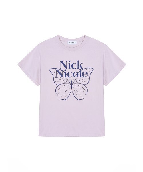NICK&NICOLE（ニックアンドニコール）の「BIG BUTTERFLY SLEEVE TOP_LIGHT PURPLE（Tシャツ/カットソー・レディース・その他・FREE）」の5枚目の写真