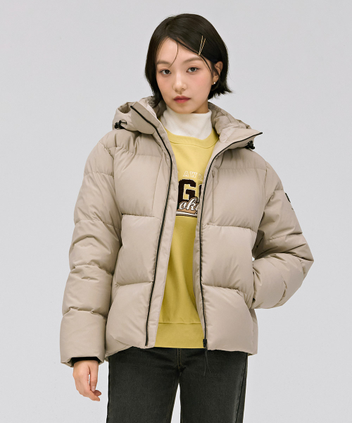 CHASECULT(チェイスカルト)の「共用フード取り外し可能プファーパディングジャケット-ベージュ(ダウンジャケット/コート・メンズ・Beige・90/100/95/105)」の4枚目の写真