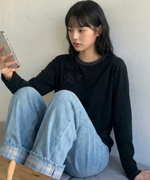 94ドットアイオニックロングスリーブブラック