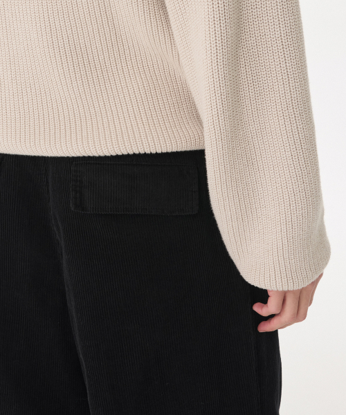 MUSINSA STANDARD（ムシンサスタンダード）の「コーデュロイパラシュートパンツ[ブラック]（その他パンツ・メンズ・その他・38/36/34/28/29/32/30/31/33/26/27）」の5枚目の写真