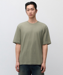 [クールタンダード] リラックスフィットクルーネックTシャツ [セージ]