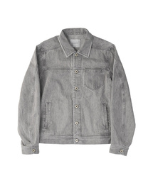 SLOWACID（スローアシッド）の「ニードルワークデニムトラッカージャケット[グレー]（デニムジャケット）」