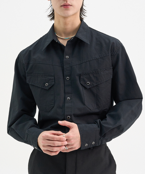 TRIP LE SENS(トリップ ル センス)の「ウェスタンコットンシャツ_ホワイト(シャツ/ブラウス・メンズ・その他・MEDIUM/LARGE)」の2枚目の写真