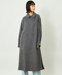 MACKINTOSH PHILOSOPHY（ﾏｯｷﾝﾄｯｼｭ ﾌｨﾛｿﾌｨｰ）の「GREY LABEL 【BEALACH(ベラック)】HEAT TWEED製（ステンカラーコート）」