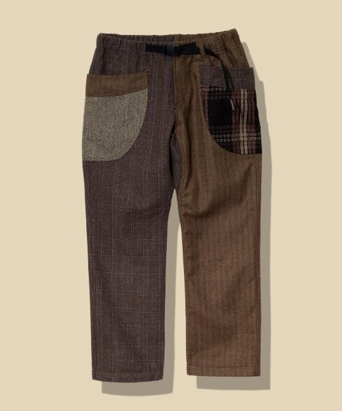 go slow caravan（ゴースローキャラバン）の「WOOL LIKE　FABLIC 脇ポケクレイジーパンツ（その他パンツ・メンズ・グレー/ブラウン・LARGE/X-LARGE/MEDIUM/SMALL）」の2枚目の写真