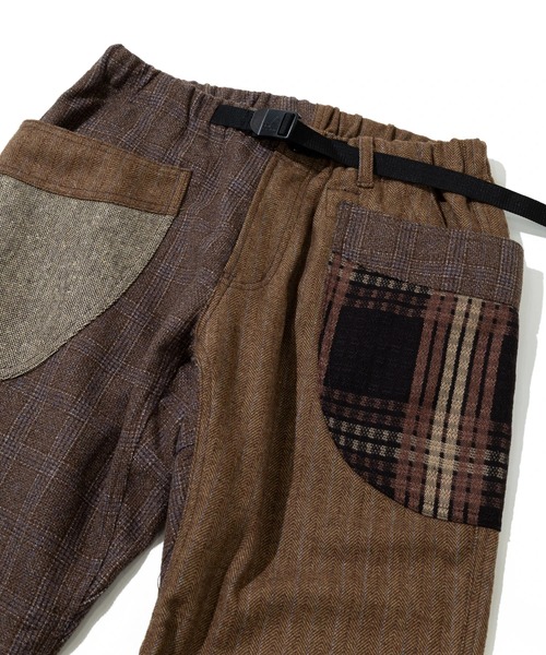 go slow caravan（ゴースローキャラバン）の「WOOL LIKE　FABLIC 脇ポケクレイジーパンツ（その他パンツ・メンズ・グレー/ブラウン・LARGE/X-LARGE/MEDIUM/SMALL）」の3枚目の写真