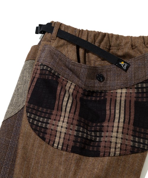 go slow caravan（ゴースローキャラバン）の「WOOL LIKE　FABLIC 脇ポケクレイジーパンツ（その他パンツ・メンズ・グレー/ブラウン・LARGE/X-LARGE/MEDIUM/SMALL）」の6枚目の写真