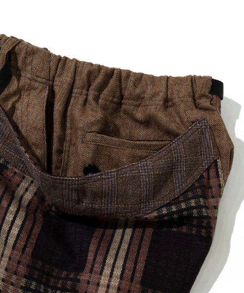 go slow caravan（ゴースローキャラバン）の「WOOL LIKE　FABLIC 脇ポケクレイジーパンツ（その他パンツ・メンズ・グレー/ブラウン・LARGE/X-LARGE/MEDIUM/SMALL）」の7枚目の写真