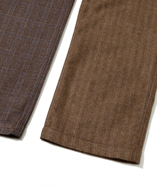 go slow caravan（ゴースローキャラバン）の「WOOL LIKE　FABLIC 脇ポケクレイジーパンツ（その他パンツ・メンズ・グレー/ブラウン・LARGE/X-LARGE/MEDIUM/SMALL）」の8枚目の写真