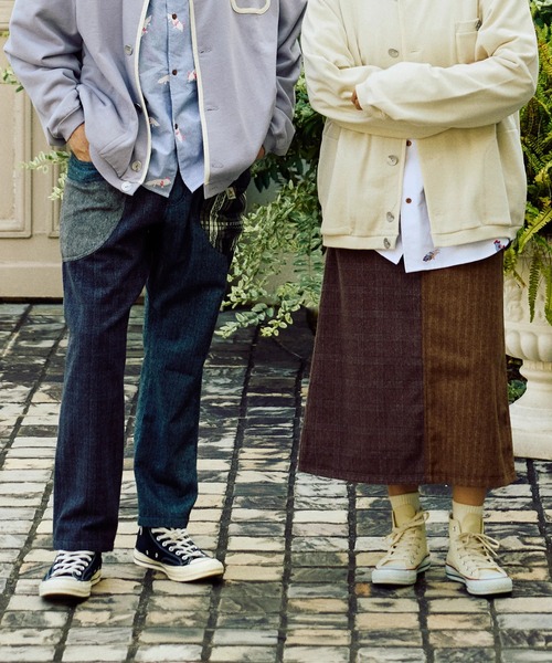 go slow caravan（ゴースローキャラバン）の「WOOL LIKE　FABLIC 脇ポケクレイジーパンツ（その他パンツ・メンズ・グレー/ブラウン・LARGE/X-LARGE/MEDIUM/SMALL）」の17枚目の写真