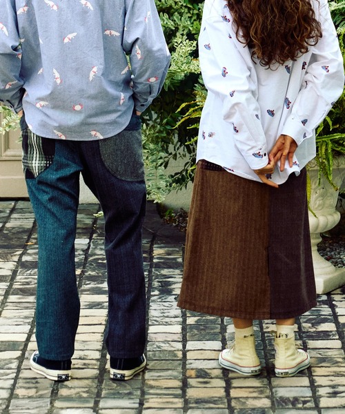 go slow caravan（ゴースローキャラバン）の「WOOL LIKE　FABLIC 脇ポケクレイジーパンツ（その他パンツ・メンズ・グレー/ブラウン・LARGE/X-LARGE/MEDIUM/SMALL）」の18枚目の写真