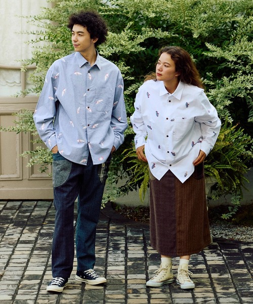 go slow caravan（ゴースローキャラバン）の「WOOL LIKE　FABLIC 脇ポケクレイジーパンツ（その他パンツ・メンズ・グレー/ブラウン・LARGE/X-LARGE/MEDIUM/SMALL）」の20枚目の写真