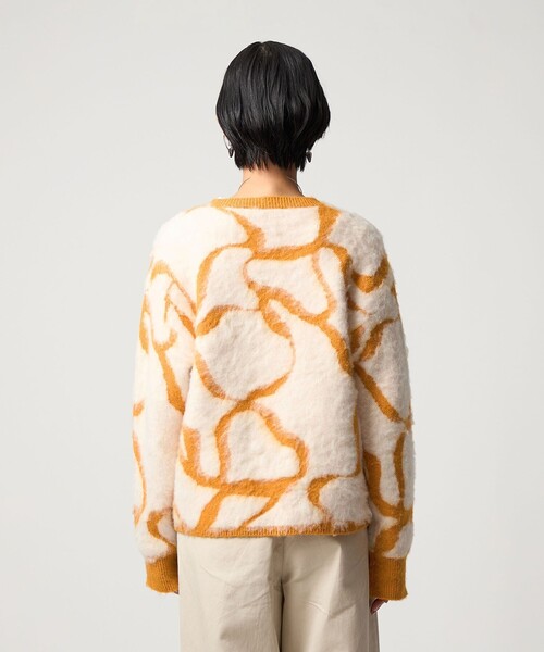 CITEN(シテン)の「<CITEN>グラフィカルシャギーニット(ニット/セーター・レディース・オフホワイト/グレー系・FREE)」の12枚目の写真