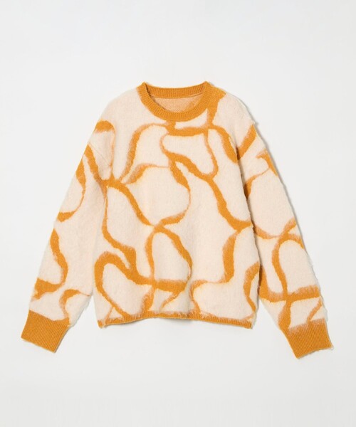 CITEN(シテン)の「<CITEN>グラフィカルシャギーニット(ニット/セーター・レディース・オフホワイト/グレー系・FREE)」の13枚目の写真