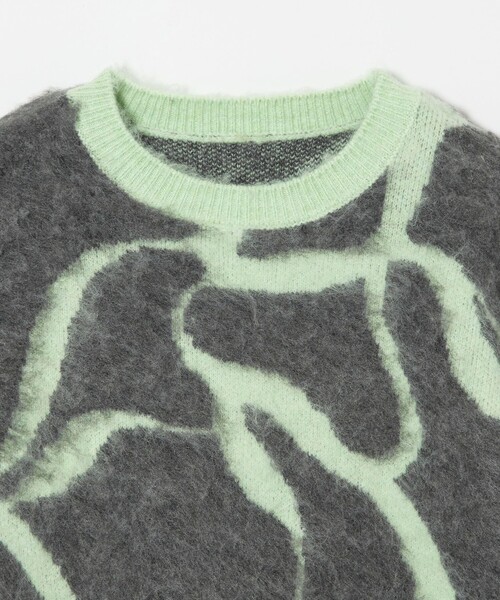 CITEN(シテン)の「<CITEN>グラフィカルシャギーニット(ニット/セーター・レディース・オフホワイト/グレー系・FREE)」の22枚目の写真