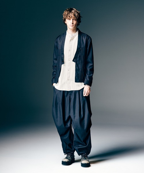 glamb（グラム）の「Kimono Based Jacket / キモノベースジャケット（その他アウター・メンズ・インディゴブルー/ブラック・S/M/L）」の10枚目の写真