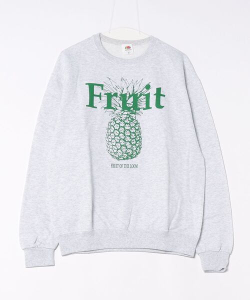 FRUIT OF THE LOOM(フルーツオブザルーム)の「【FRUIT OF THE LOOM / フルーツオブザルーム】FRUIT PRINT SWEAT/フルーツプリントクルースウェット(スウェット・メンズ・ホワイト/グレー/ネイビー/ブラック・XL/L/M)」の20枚目の写真