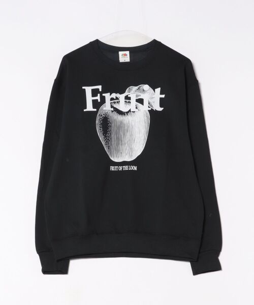 FRUIT OF THE LOOM(フルーツオブザルーム)の「【FRUIT OF THE LOOM / フルーツオブザルーム】FRUIT PRINT SWEAT/フルーツプリントクルースウェット(スウェット・メンズ・ホワイト/グレー/ネイビー/ブラック・XL/L/M)」の8枚目の写真
