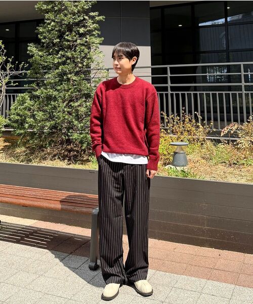 SIGNATURE（シグネチャ）の「サイドディープワンタックスラックス[ブラックストライプ]（スラックス・レディース・その他・SMALL/MEDIUM/LARGE/X-LARGE）」の7枚目の写真