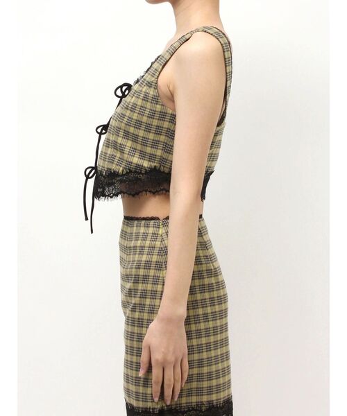 EVRIS（エヴリス）の「レースアップリボンビスチェ【セットアップ着用可能】（シャツ/ブラウス・レディース・ブラック/ブラウン/その他1・FREE）」の9枚目の写真