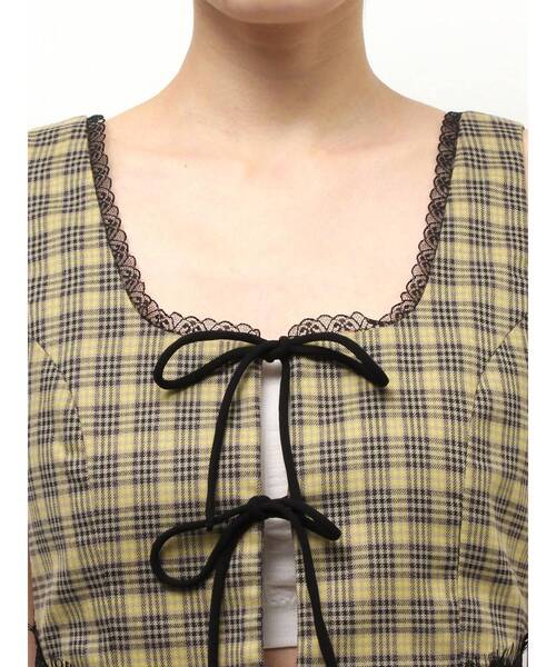 EVRIS（エヴリス）の「レースアップリボンビスチェ【セットアップ着用可能】（シャツ/ブラウス・レディース・ブラック/ブラウン/その他1・FREE）」の11枚目の写真