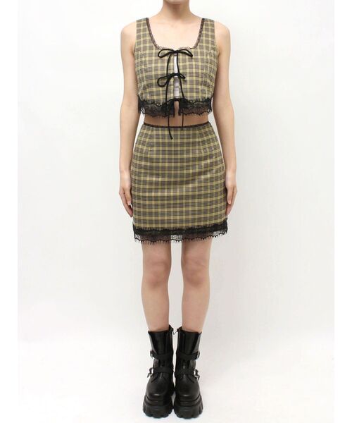 EVRIS（エヴリス）の「レースアップリボンビスチェ【セットアップ着用可能】（シャツ/ブラウス・レディース・ブラック/ブラウン/その他1・FREE）」の15枚目の写真