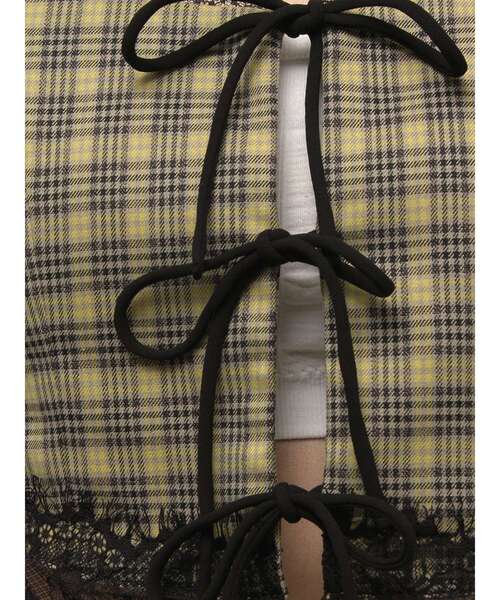 EVRIS（エヴリス）の「レースアップリボンビスチェ【セットアップ着用可能】（シャツ/ブラウス・レディース・ブラック/ブラウン/その他1・FREE）」の18枚目の写真