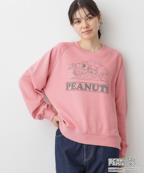 Dessin(デッサン)の「PEANUTSスウェット(スウェット・レディース・ピンク系/ブラウン系その他/グレー・02/04)」の3枚目の写真