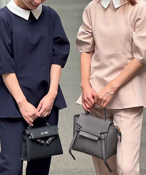 ST.ROONEY（セントルーニー）の「クレリックプルオーバートップス【低身長・小柄女性向け】（シャツ/ブラウス・レディース・ベージュ/ネイビー/ブラック・XS）」の6枚目の写真