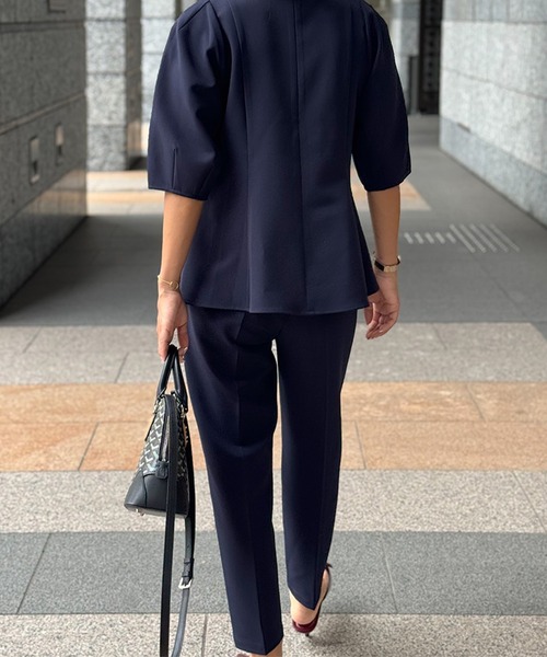 ST.ROONEY（セントルーニー）の「クレリックプルオーバートップス【低身長・小柄女性向け】（シャツ/ブラウス・レディース・ベージュ/ネイビー/ブラック・XS）」の12枚目の写真