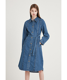 Kara Flare Denim Dress PN2DO861