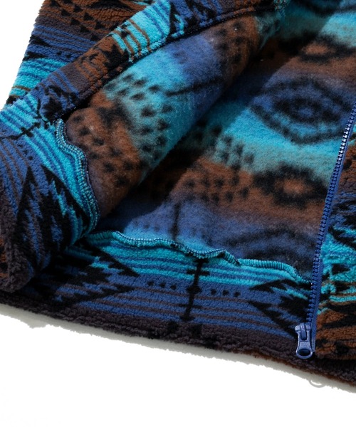 go slow caravan（ゴースローキャラバン）の「BAYCANT/ベイカント　総柄フリースパーカー（パーカー・メンズ・その他1/その他2/その他3・MEDIUM/LARGE/X-LARGE）」の5枚目の写真